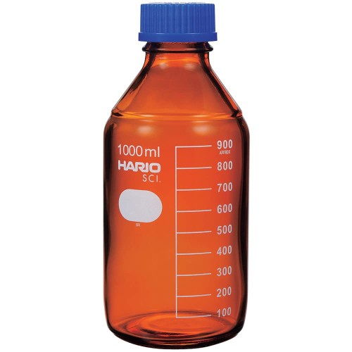 ＨＡＲＩＯ ボトル 耐熱ねじ口瓶（茶） １０００ｍｌ NBB-1L-SCI