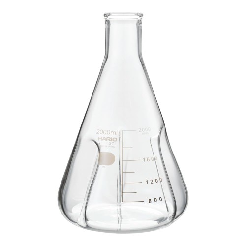 ハリオ(Hario) バッフル付き添い人三角瓶2000ml BSF-2L-SCI