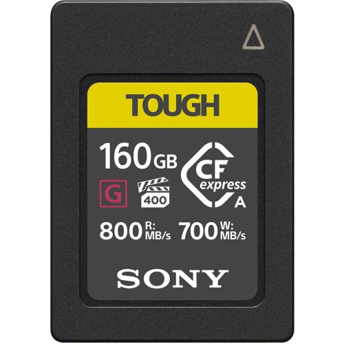 動画・連写にソニー CFexpress Type Aメモリーカード CEA-G160T TOUGH 160GB(ILCE-1/FX6/FX3/ILCE-7SM3/ILCE-7M4対応)