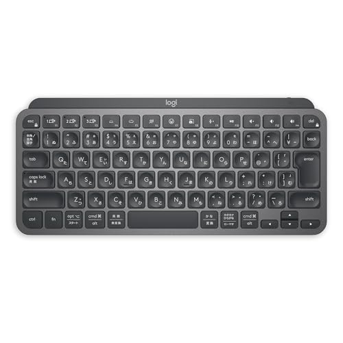 ロジクール MX KEYS mini KX700GR ミニマリスト 無線電話 イルミネイテッド 鍵盤 石墨 申し受ける式 bluetooth Logi Bolt Unifying非相応う USB-C-A 日本語割りつける windows mac chrome ios Android 無線電話 KX700