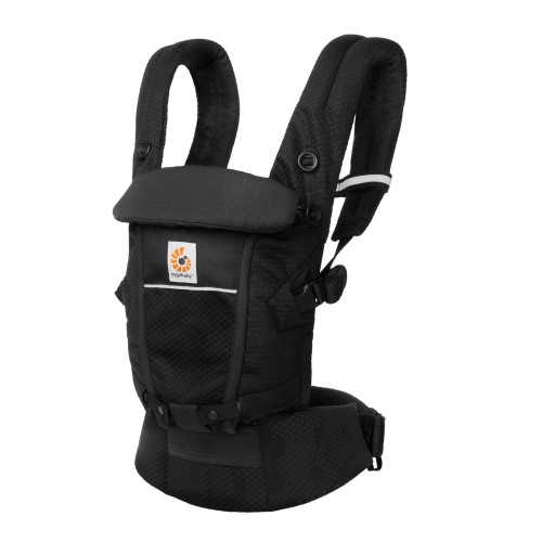 Ergobaby(エルゴベビー) ADAPT オニキスブラック 抱っこ紐 保証付き 日本 新生児 0ヶ月から48ヶ月 SoftFlexTMメッシュ 通気性 ベビーキャリア 赤ちゃん CREGBCASFMONYX