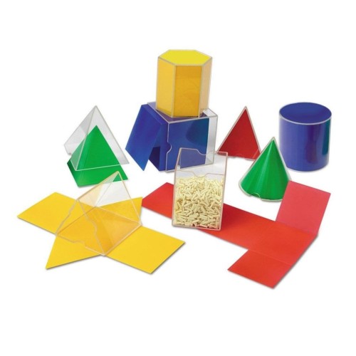 ラーニング リソーシーズ Folding Geometric Shapes(TM) 透明立体図形＆折りたたみ展開図 LER 0921 6,600円