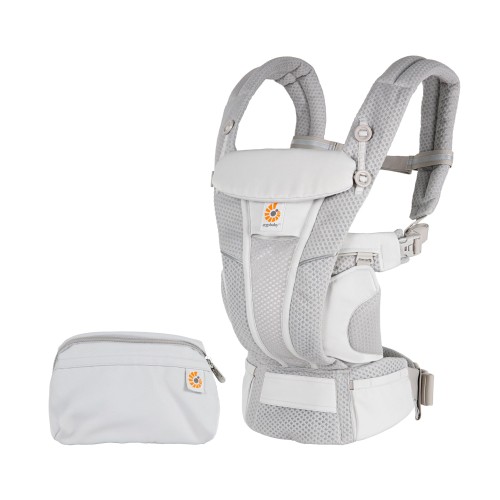 Ergobaby エルゴベビー 抱っこひも OMNI Breeze パールグレー 0ヶ月から36ヶ月 メッシュ素材 通気性 前向き抱き可能 新生児対応 だっこひも 出産準備 日本 CREGBCZ360PGRY