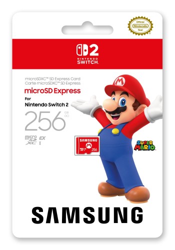 任天堂使用許可商いものSamsung microSD Express Card 256GB for Nintendo Switch 2（サムスン マイクロSD急行列車歌留多 256GB）