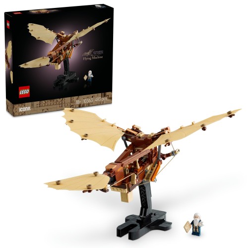 レゴ(LEGO) アイコン レオナルド・ダ・ヴィンチの羽ばたき機 おもちゃ 玩具 誕生日 プレゼント ブロック 母の日 父の日 男性 女性 インテリア オシャレ 10363