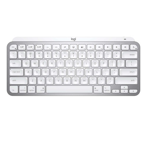 Logicool MX KEYS mini for mac KX700MPG ミニマリスト ワイヤレス イルミネイテッド キーボード US配列 ペイルグレー 充電式 小型 薄型 bluetooth Logi Bolt Unifying非対応 USB-C-C mac iPad ios 無線 ワイヤレスキーボード KX700