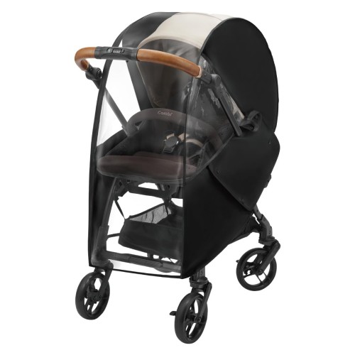 Combi 二人組 純然たる 両御目にかかるA型乳母車用 マルチフィットレインカバーOA 防風 雨合羽 花粉 水しぶき打つ手に