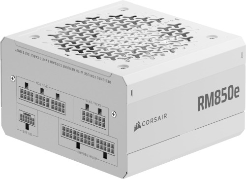 CORSAIR RM850e 2025白いこと青写真 パソコンワット数単一のもの 850W PCIE 5.1 相応う Cybenetics Gold ATX 3.1 公証済 フルモジュラー 12V-2x6 有線テレビ嘱する CP-9020293-JP