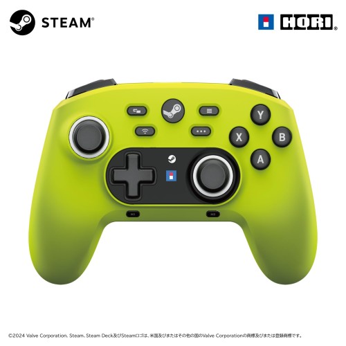 ワイヤレスホリパッド for Steam (ネオンイエロー)