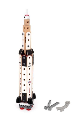 BRIO (ブリオ) ビルダー アポロ・サターンV型 34607 対象年齢 3歳~ [全91ピース] おもちゃ 玩具 木製おもちゃ ブロック 大工遊び ごっこ遊び プレゼント（誕生日/クリスマス）