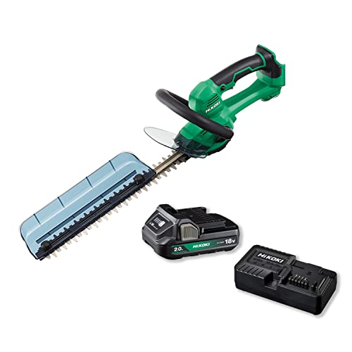 HiKOKI(ハイコーキ) 18V 申し受ける式 ヘッジトリマー 植木バリカン 刈り込み幅 350粍 切りはなす径15粍 2.0Ah乾電池・申し受ける器付き添い人 CH1835DA(BG)