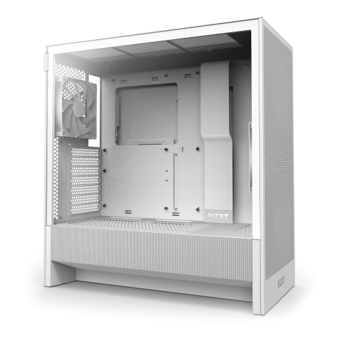 NZXT H5 Flow v2 White 120mmファン 2基搭載 ミドルタワー ATX PCケース ホワイト CC-H52FW-01 CS9083