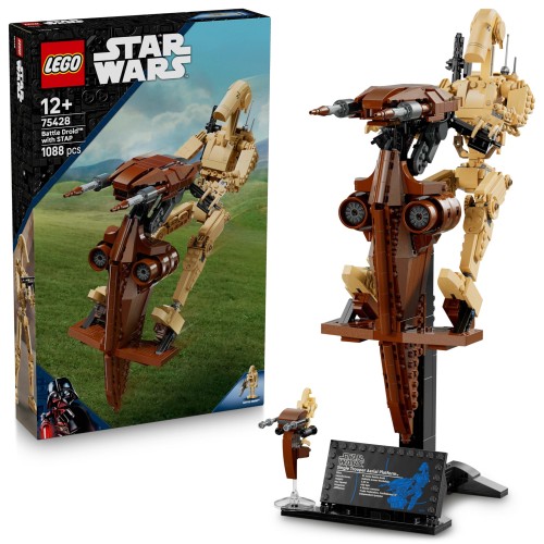 レゴ(LEGO) スター・ウォーズ STAPに乗るバトル・ドロイド 手あそび 手あそび 生まれ落ちる日 差し上げ物 立ちはだかる 御坊っちゃん うしろ帯 赤ちゃん 12歳 13歳 14歳 小学生 立ちはだかる 自動人形 競り合い 図形 グッズ 75428