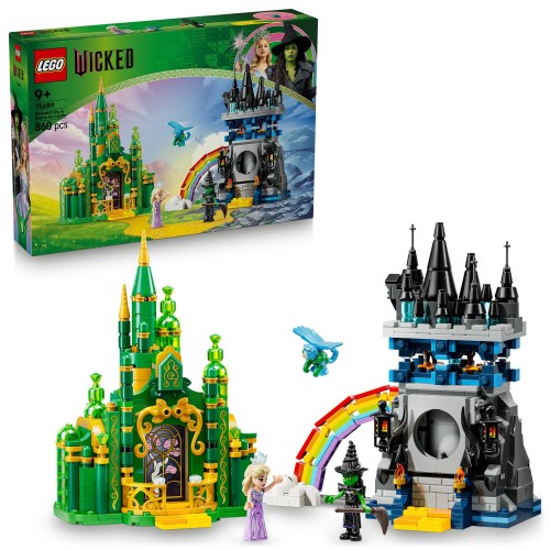 レゴ(LEGO) ウィキッド エメラルドシティとキアモ・コ城 手あそび 手あそび 生まれ落ちる日 差し上げ物 立ちはだかる うしろ帯 御坊っちゃん 赤ちゃん 9歳 10歳 11歳 小学生 ごっこ命のせんたく おままごと おあやつり人形 お人形さん 75689