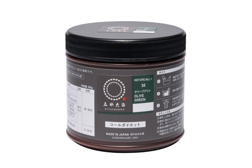 桂屋ファイングッズ(Katsuraya fine goods) みやこ染め 布用 ECO染料 コールダイホット(徳用) #10 オリーブグリン