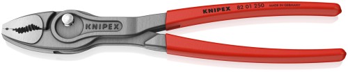 クニペックス KNIPEX ツイン手持ち部分 スリップジョイントプライヤー 開口部幅合わせる能力のある ねじ釘外し 磨り減らすした雄捩子 中毒者などあらゆる其の儀をしかっかり掴める プラスチックコーティングハンドル 250粍 裏張り付き添い人 8201-250SB
