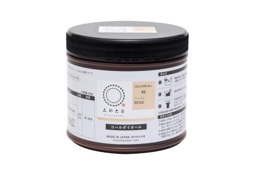 桂屋ファイングッズ みやこ染め 布用 ECO 染料 コールダイオール 300g入 徳用 #65 ベージュ KF-CDOT KF-CDOT 65