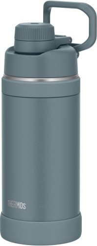 ハンドル付き・食洗機対応サーモス 水筒 真空断熱スポーツボトル 750ml グレーネイビー 持ち運びに便利なキャリーループ 直飲み 飲み口が外せて洗いやすい 保冷専用 FJU-751 GNV