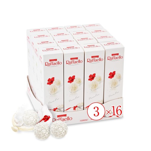 フェレロ ラファエロ ココナッツアーモンド菓子 個包装 3粒×16個 480g