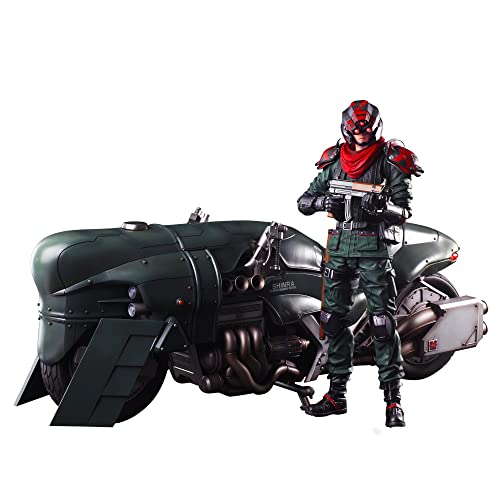 ファイナルファンタジーVII リメイク PLAY ARTS改 上級バイク警備兵 バイクSET PVC製 塗装済み可動フィギュア