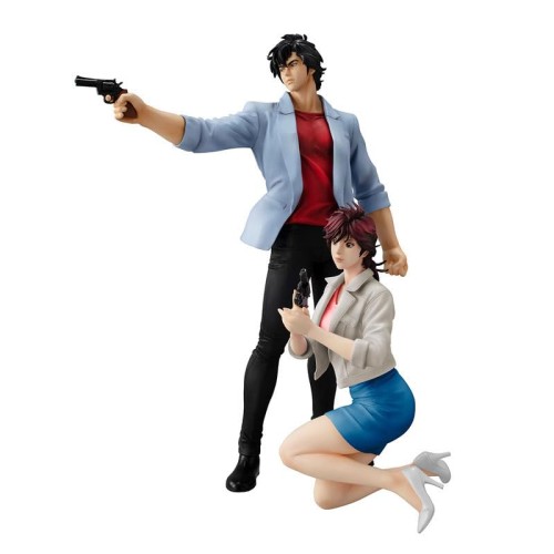 G.E.M.シリーズ 劇場版シティーハンター 天使の涙(エンジェルダスト) 冴羽リョウ＆槇村香 完成品フィギュア