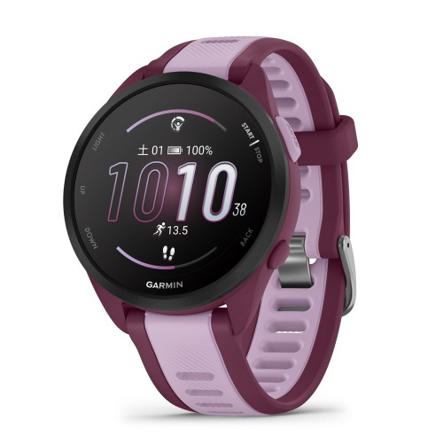 ガーミン(GARMIN) Forerunner 165 Music Berry ランニングGPSウォッチ Android/iOS対応 Suica機能搭載 AMOLEDディスプレイ日本