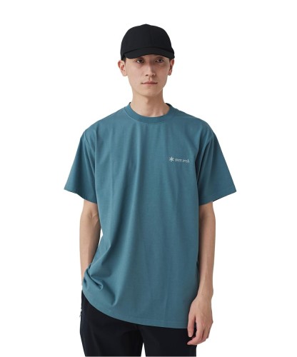 スノーピーク(snow peak)Tシャツ Snow Peak Logo T-Shirt size L BLUE TS-25SU101フェス キャンプ アウトドア