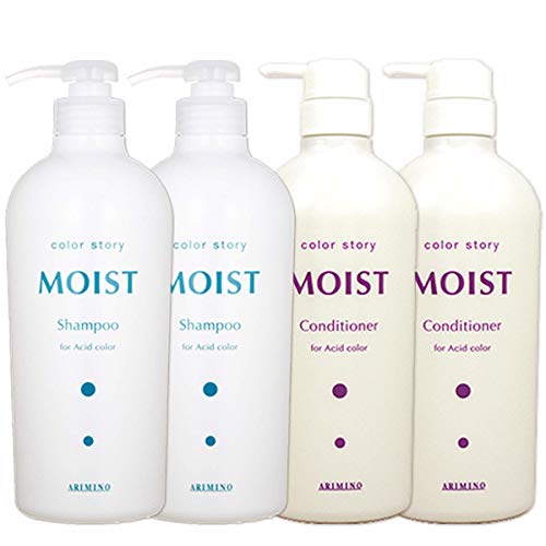 蟻ミノ 色つや謂われ因縁 モイスト シャンプー 750mL ×2個 + コンディショナー 750mL ×2個 書き割り