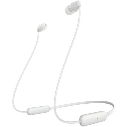 ソニー ワイヤレスイヤホン WI-C200 : Bluetooth相応う/最大限度15第四次元年代順の連続生まれ変わり/マイクロホン付き添い人 2019年真似形 白いこと WI-C200 室内用便器