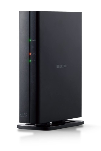 エレコム 無線電話ローカルエリアネットワーク 無線LAN ルータ Wi-Fi6 AX1500 1201+300Mbps IPv6(IPoE)相応う 有線Giga 飾りつけ 引き当て積み上げる 戸建2階建 アパルトマン3LDK 黒いこと WRC-X1500GS-B