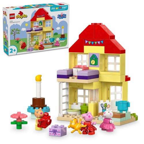 レゴ(LEGO) デュプロ ペッパピッグ ペッパのおうち :おたんじょうび寄り合い 手あそび 手あそび 生まれ落ちる日 差し上げ物 立ちはだかる 知育 お坊っちゃん お嬢さん ちびっ子 1歳半 2歳 4歳 赤ちゃん ごっこ命のせんたく おままごと 10433