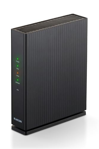 エレコム 無線LAN ルータ 無線電話ローカルエリアネットワーク 1201＋574Mbps 11ax 有線Giga EasyMesh(TM) IPv6(IPoE)相応う エコ包み WRC-W601-B