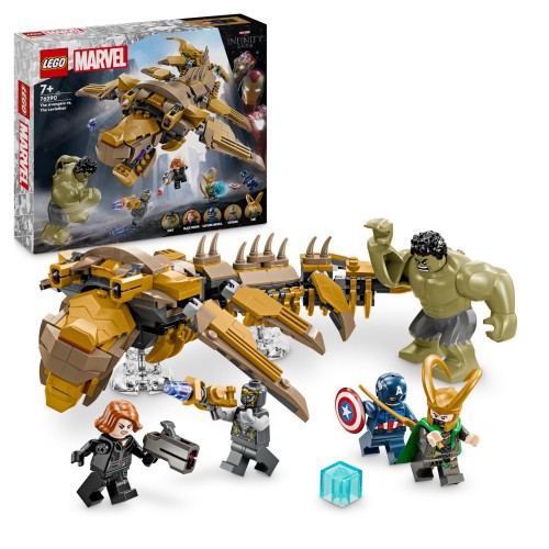 レゴ(LEGO) マーベル アベンジャーズとリヴァイアサンの力くらべ 手あそび 手あそび 生まれ落ちる日 差し上げ物 立ちはだかる お坊っちゃん お嬢さん ちびっ子 7歳 8歳 9歳 小学生 マーベル グッズ 図形 76290