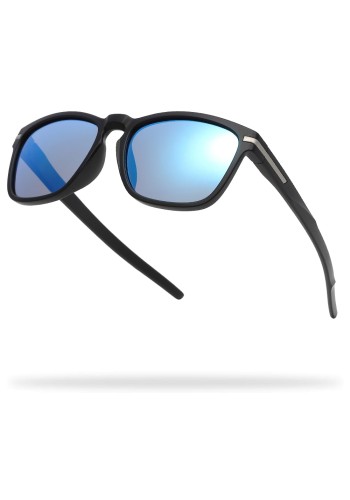 [TORINOX] 黒眼鏡 メンズ 動かす用 偏光黒眼鏡 超軽さ UV400 つり銭 運動競技 (BLACK/BLUE PERFORMANCE)