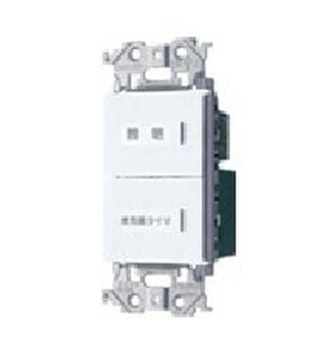 パナソニック(Panasonic) アドバンスシリーズ埋込 電子 換気扇/照明スイッチ ほたるスイッチB、一時動作遅れ停止スイッチ 2箇所操作形 マットグレー WTA54656W