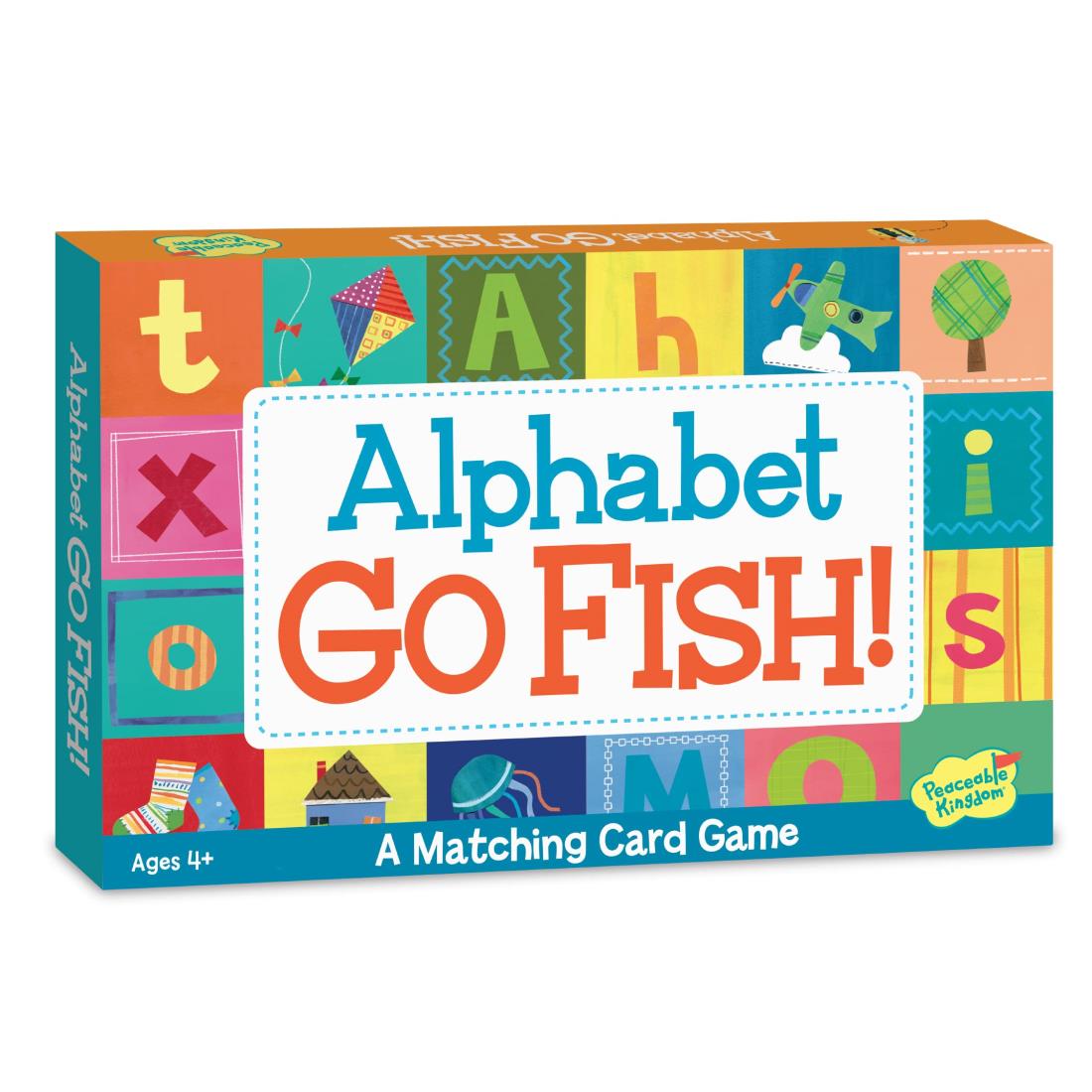 MindWare Peaceable Kingdom カードゲーム アルファベット ゴー フィッシュ！ AM3 正規品画像