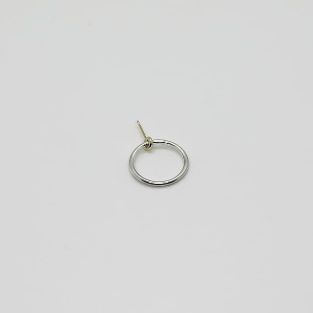 MIRTA (ミルタ) SILVER LARGE KINETIC HOOP EARRING ピアス ※片耳販売｜FreePark