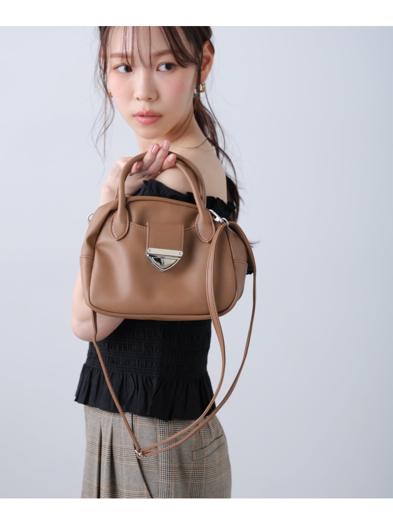 フラップメタルベルトバッグ FREE'S MART フリーズ マート バッグ その他のバッグ ブラウン ブラック【送料無料】[ Fashion]