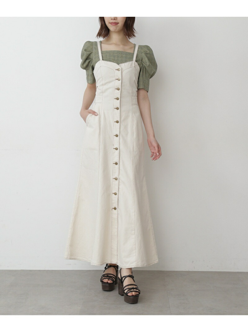 Sシリーズ対応商品 バックリボンマーメイドデニムジャ Free S Mart フリーズ マート ワンピース ワンピースその他 ホワイト ブルー 送料無料 Rakuten Fashion Psicologosancora Es