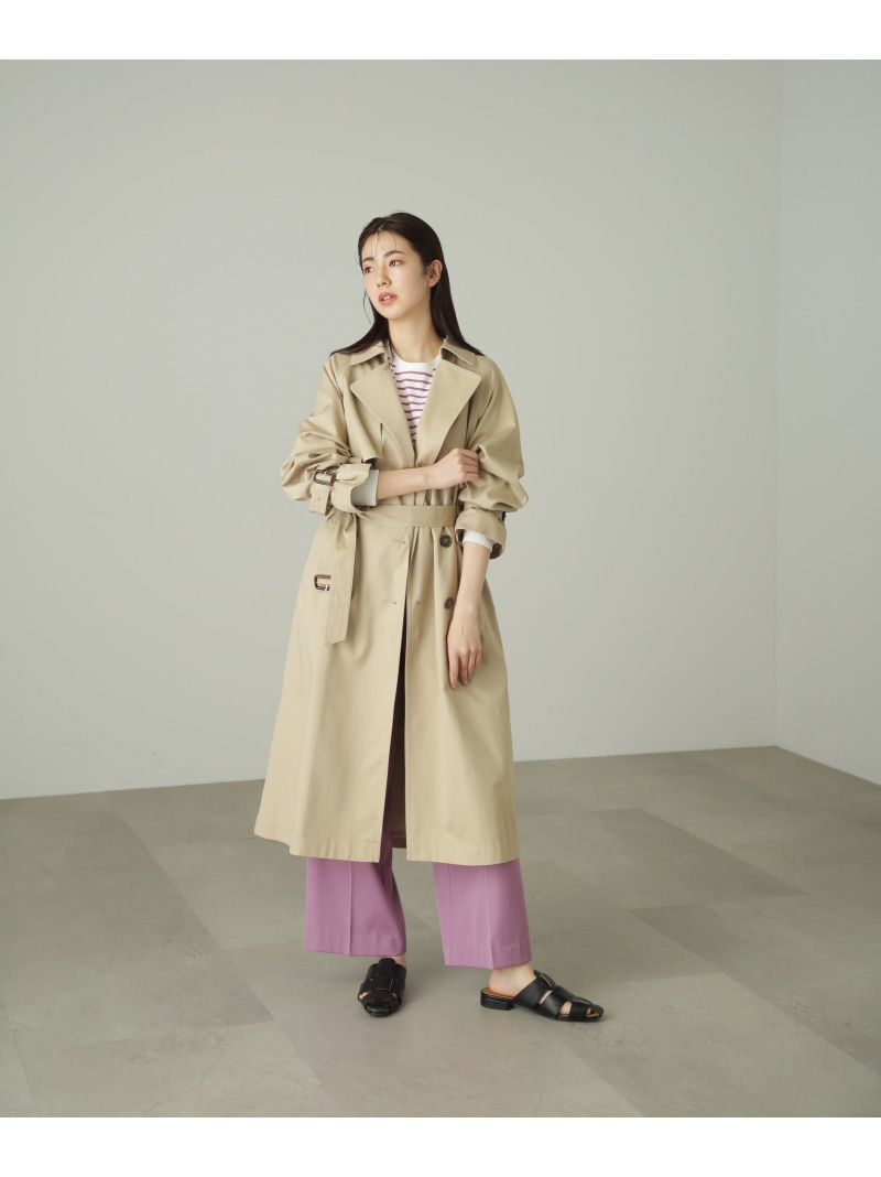 ベーシックトレンチコート FREE'S MART ブルー[Rakuten Fashion 