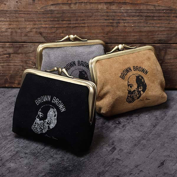 ブラウンブラウン ピックレザー  Gamaguchi wallet がまぐち財布 メンズ財布  BBL-B155 BrownBrown 人気 ランキング ポーチ おしゃれ 退職祝い 記念品 プレゼント ギフト 送別会 プチギフト ギフト 彼氏 彼女 友達