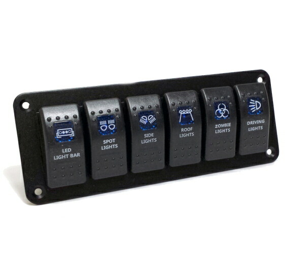 Amazon.co.jp: Yowhyana マリンスイッチパネル 防水 DC 12V/24V