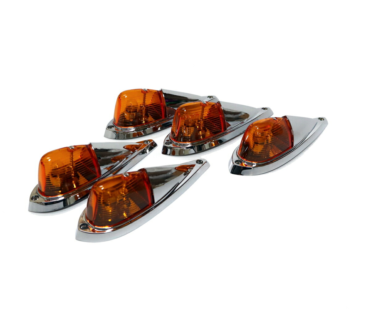 楽天市場】LEDルーフマーカー ミニナマズ スモーク 5発 フルキット 12