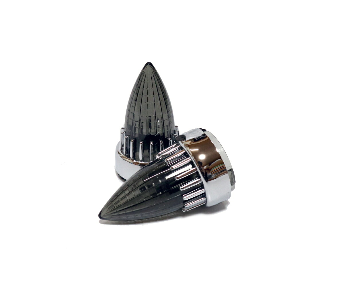 【楽天市場】リア用 チョロスタイル ロケットウィンカー チカーノ ヘリテイジ ベゼル レンズ クリップイン スモーク:フリーステージ楽天市場店