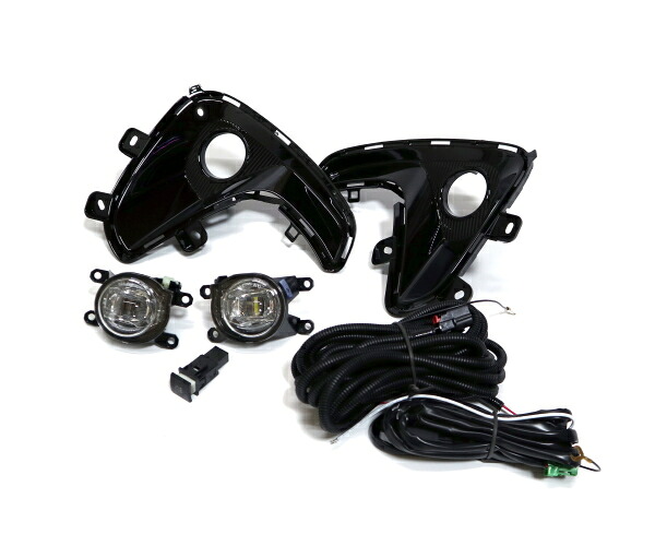 ヤリス MXPH10 MXPH15 LED 純正同形状 フォグランプキット Assy 後付け フォグライト ドレスアップ カスタムパーツ|フリーステージ店