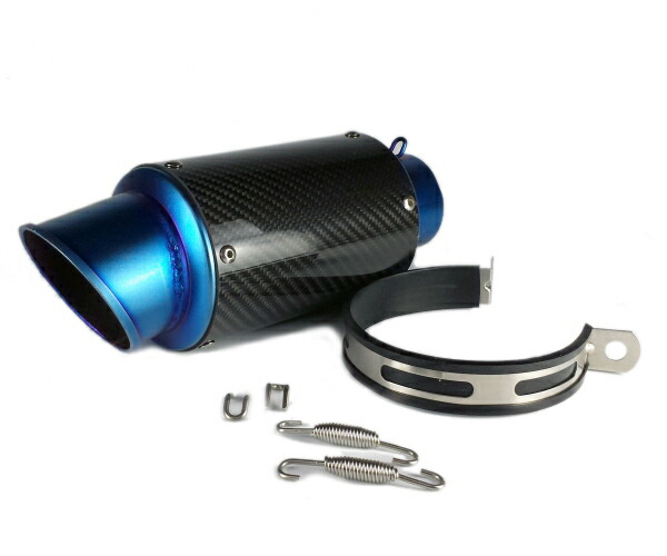 楽天市場】汎用50.8mm GPショートサイレンサー レイヤード 二重管 F5