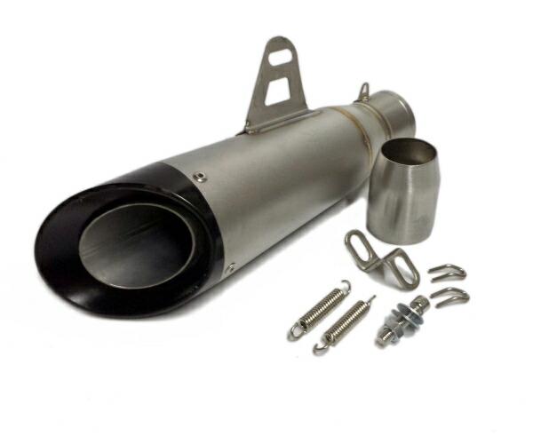 楽天市場】汎用スラッシュカット サイレンサー スリップオンマフラー