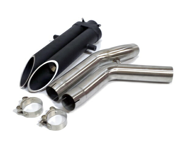 楽天市場】汎用 スラッシュカットサイレンサー スリップオンマフラー