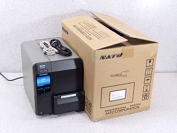 □■β 【高細細たるな印字特性】SATO/サトー CL4NX-J 12 305dpi 熱転写/感熱 スキャントロニックス 印字思わしい 元箱付【B位置づける】【中古】貨物輸送無料