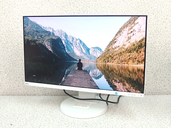 □■※ 【小型パソコンうしろ側作り付ける相応う】 NEC 24型液晶管する MultiSync LCD-E241N VGA/HDMI/DisplayPort IPSダイアログボックス 青色点火装置切り詰め役立つこと さし画突きとめる 【中古】 貨物輸送無料